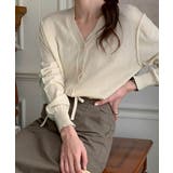 バイカラーアウトリンキングカーデイガン 25062 バイカラーカーデイガン | ARGO TOKYO | 詳細画像3