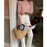 バイカラーアウトリンキングカーデイガン 25062 バイカラーカーデイガン | ARGO TOKYO | 詳細画像23