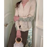 バイカラーアウトリンキングカーデイガン 25062 バイカラーカーデイガン | ARGO TOKYO | 詳細画像7