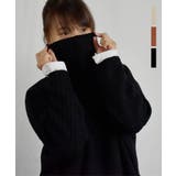 ブラック | Mohair Stretch Turtleneck | ARGO TOKYO