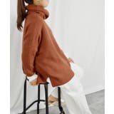 テラコッタ | Mohair Stretch Turtleneck | ARGO TOKYO