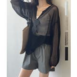 ブラック | Key Neck Knit | ARGO TOKYO