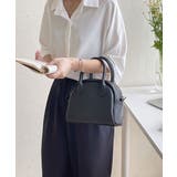 ブラック | ショルダーバッグレザーFake Leather 2Way Shell Bag | ARGO TOKYO