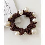 ブラウン | パールヘアゴム 26080 ヘアゴム | ARGO TOKYO