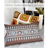 【Flower beardシリーズ】エスニック刺繍クッション(Native co… | ARGO TOKYO | 詳細画像1 