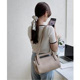 フェイクレザー２WAYバッグ 26148 フェイクレザー | ARGO TOKYO | 詳細画像4 