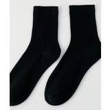 ブラック | 靴下 レディース カラバリリブソックス | ARGO TOKYO