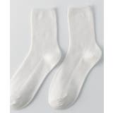 ホワイト | 靴下 レディース カラバリリブソックス | ARGO TOKYO