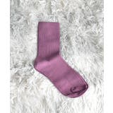 ダークパープル（NEW） | 靴下 レディース カラバリリブソックス | ARGO TOKYO