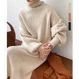 アイボリー | Turtle neck Knit | ARGO TOKYO
