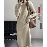 グレージュ | High neck Kint | ARGO TOKYO