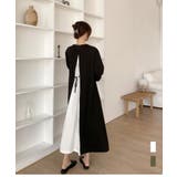 バックシアーポーチワンピース韓国ファッションレディース春夏服 | ARGO TOKYO | 詳細画像1 