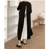 バックシアーポーチワンピース韓国ファッションレディース春夏服 | ARGO TOKYO | 詳細画像2 