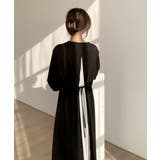バックシアーポーチワンピース韓国ファッションレディース春夏服 | ARGO TOKYO | 詳細画像7 