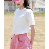 ホワイト | アイスクリームカラーTシャツ 24027 プチプラ | ARGO TOKYO