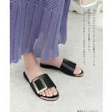 ビッグバックルフラットサンダル ぺたんこ minia | minia | 詳細画像4 