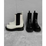 ラギットソールチェルシーブーツ トラックソールサイドゴアミドルブーツ minia | minia | 詳細画像2 