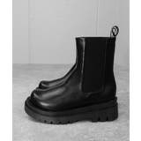 ラギットソールチェルシーブーツ トラックソールサイドゴアミドルブーツ minia | minia | 詳細画像5 