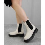 ラギットソールチェルシーブーツ トラックソールサイドゴアミドルブーツ minia | minia | 詳細画像34 