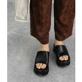 厚底スライダーサンダル プラットフォーム minia | minia | 詳細画像10 