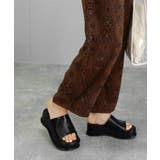 厚底スライダーサンダル プラットフォーム minia | minia | 詳細画像11 