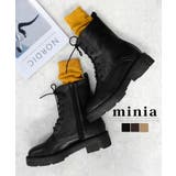 コマンドソールレースアップ 厚底4cmヒール minia | minia | 詳細画像1