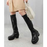 バルキーヒールロング 約8cm厚底ヒール minia | minia | 詳細画像18