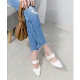 チャンキーベルトポインテッドミュール cmヒール minia | minia | 詳細画像22 