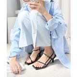 アンクレットサイドナローサンダル 6cmヒール minia | minia | 詳細画像9