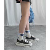 キャンバス メタリック 厚底スニーカー | minia | 詳細画像23