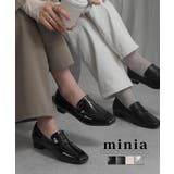 スクエアトゥコインローファー minia ミニア | minia | 詳細画像1