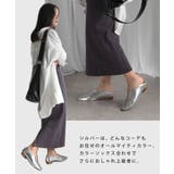 ウッドヒールメタリックバブーシュ パンプス minia ミニア | minia | 詳細画像13 