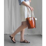 メタリックトングサンダル フラットサンダル minia | minia | 詳細画像4