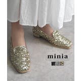 ゴールド | スパンコールオペラシューズ 2cmヒール minia | minia