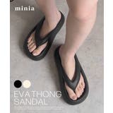 ブラック | EVAトングサンダル minia ◇ | minia