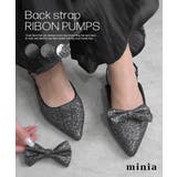 バックストラップリボンパンプス 2cmヒール minia | minia | 詳細画像1 
