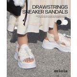 ホワイト | ドロストスニーカーサンダル minia ◇ | minia