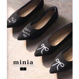 ドローイングニットパンプス minia ミニア | minia | 詳細画像1