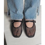 メッシュストラップバレエ フラットシューズ minia | minia | 詳細画像13 