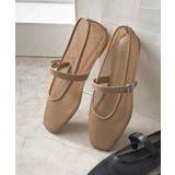 メッシュストラップバレエ フラットシューズ minia | minia | 詳細画像16 