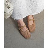 メッシュストラップバレエ フラットシューズ minia | minia | 詳細画像17 