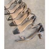 キトゥンヒールアンクルストラップサンダル 6cmヒール minia | minia | 詳細画像3 