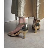 キトゥンヒールアンクルストラップサンダル 6cmヒール minia | minia | 詳細画像19 