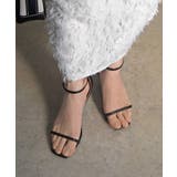 キトゥンヒールアンクルストラップサンダル 6cmヒール minia | minia | 詳細画像26 