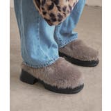 大人可愛いふわもこオールファーアッパーの厚底モンスターサボ 6cm厚底 minia | minia | 詳細画像25 