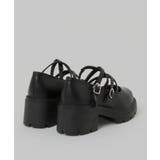 ダブルストラップ厚底シューズ 6cmヒール minia | minia | 詳細画像4 