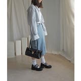 ダブルストラップ厚底シューズ 6cmヒール minia | minia | 詳細画像20 