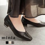 ブラック(PU) | スクエアトゥプレミアムパンプス 3 5cmヒール | minia