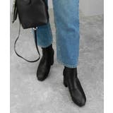 チャンキーヒール厚底ミドルブーツ 9cmヒール minia | minia | 詳細画像13 