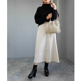 チャンキーヒール厚底ミドルブーツ 9cmヒール minia | minia | 詳細画像18 